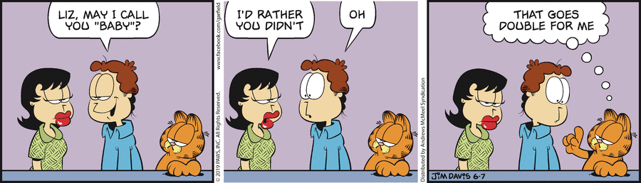 Garfield, June 7, 2019