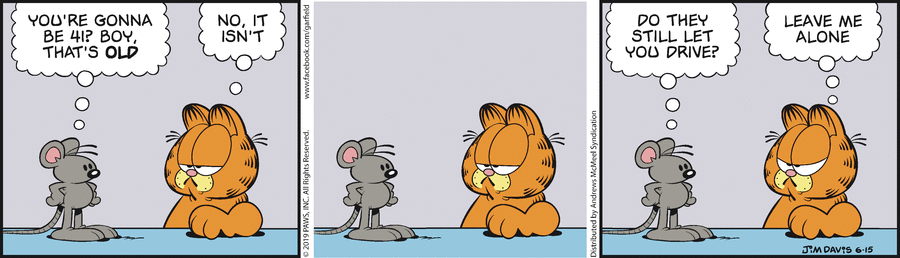 Garfield, June 15, 2019