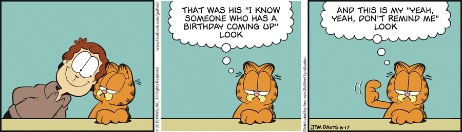 Garfield, June 17, 2019