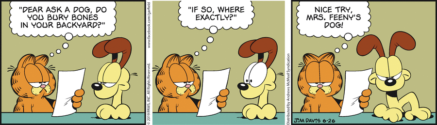 Garfield, June 26, 2019