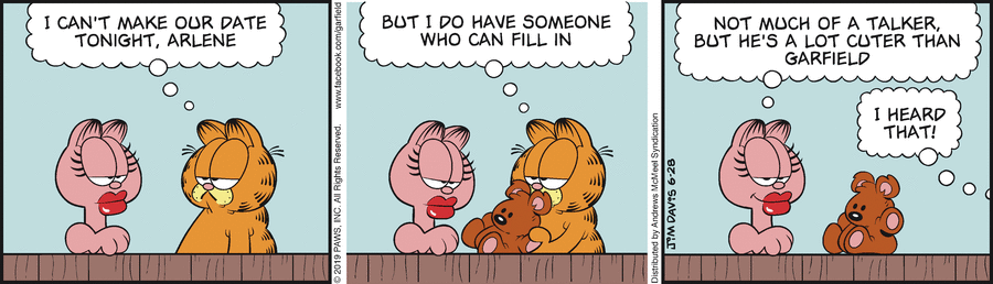 Garfield, June 28, 2019