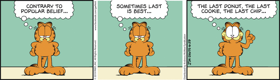 Garfield, June 29, 2019