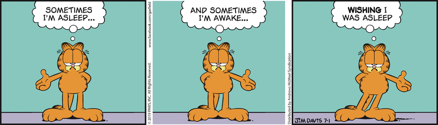 Garfield, July 1, 2019