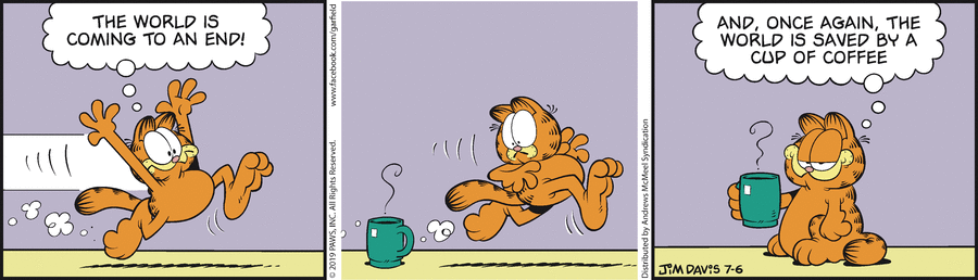 Garfield, July 6, 2019