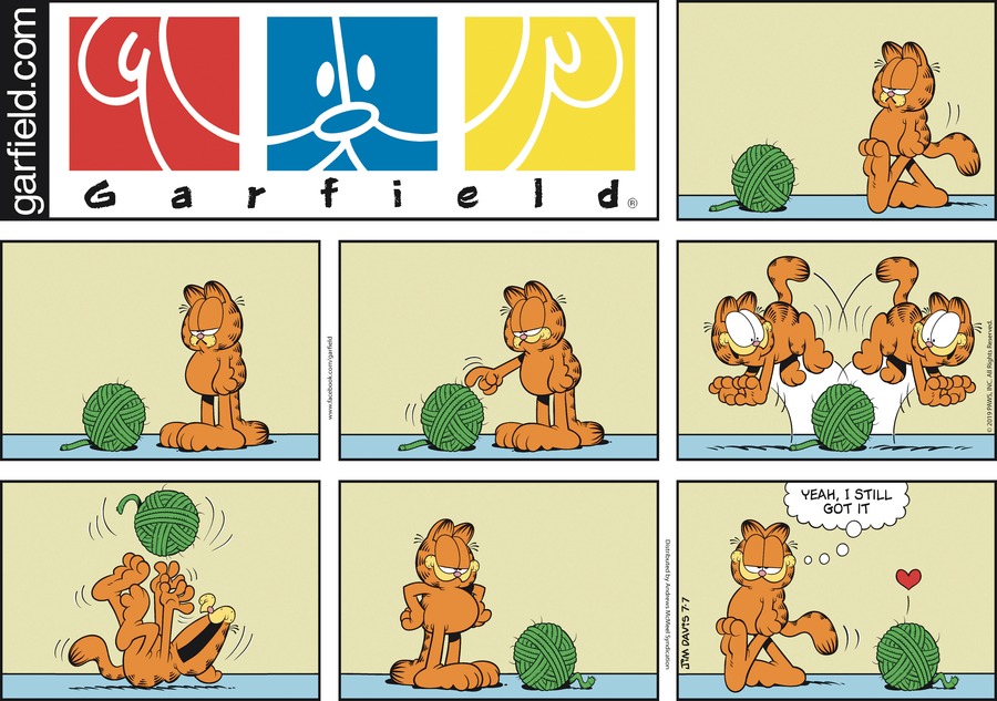 Garfield, July 7, 2019