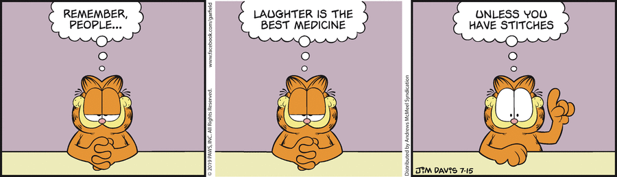 Garfield, July 15, 2019