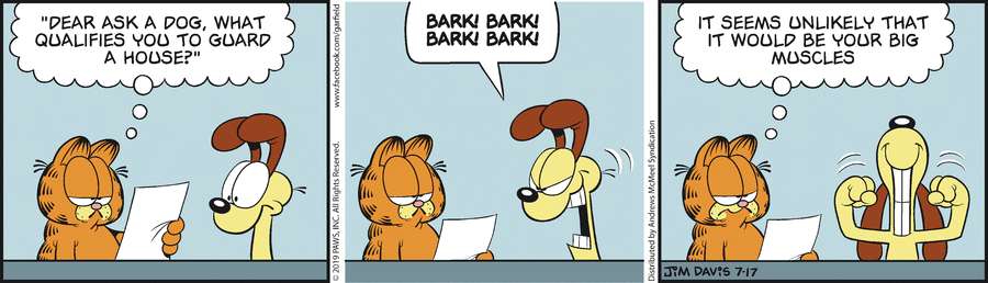 Garfield, July 17, 2019