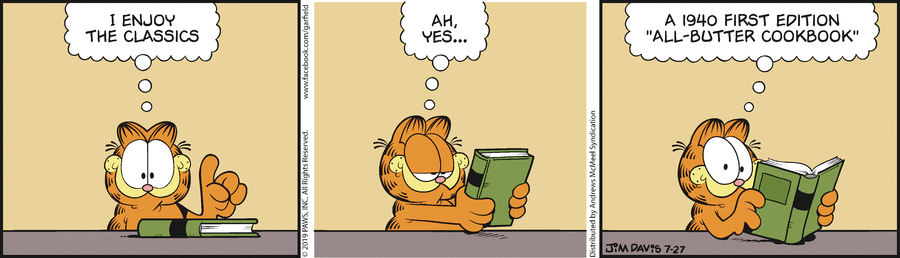 Garfield, July 27, 2019