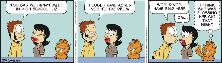Garfield, August 9, 2019
