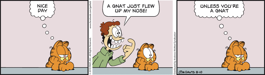 Garfield, August 10, 2019