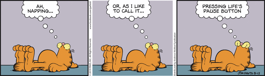 Garfield, August 12, 2019