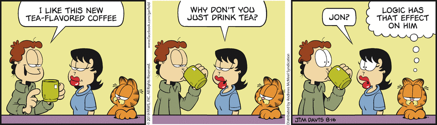 Garfield, August 16, 2019