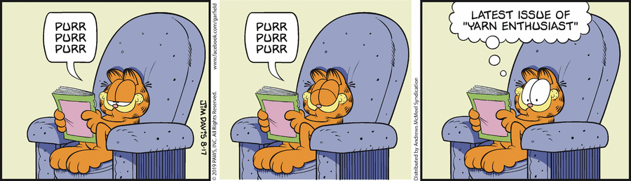 Garfield, August 17, 2019