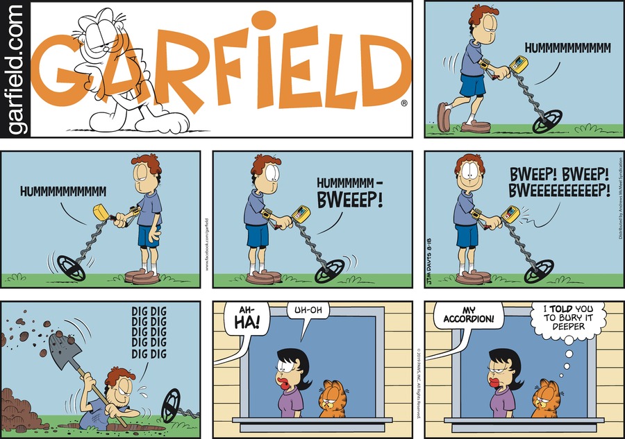Garfield, August 18, 2019