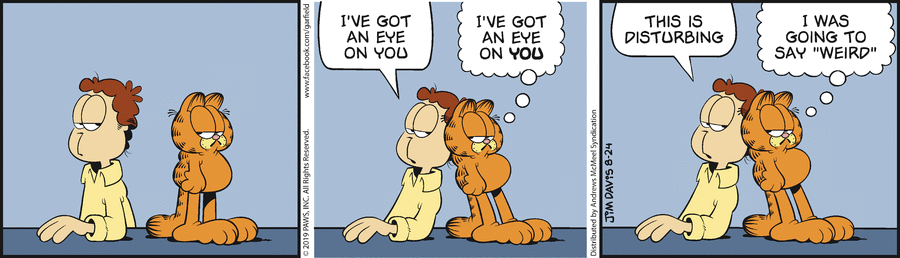 Garfield, August 24, 2019