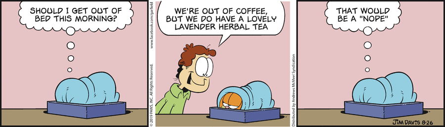 Garfield, August 26, 2019