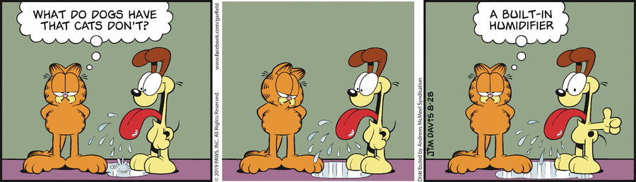 Garfield, August 28, 2019