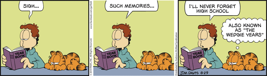 Garfield, August 29, 2019
