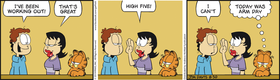 Garfield, August 30, 2019
