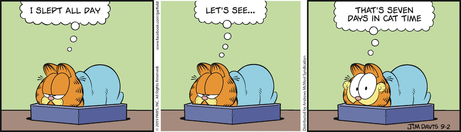 Garfield, September 2, 2019