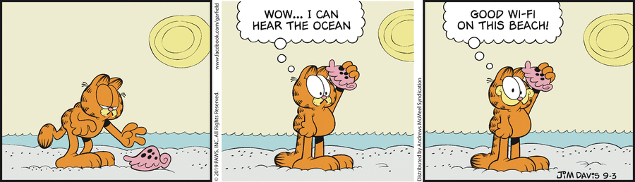 Garfield, September 3, 2019