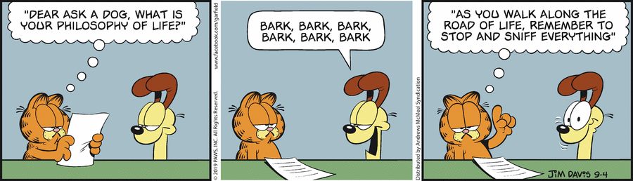 Garfield, September 4, 2019