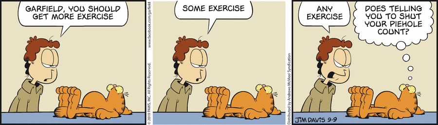 Garfield, September 9, 2019