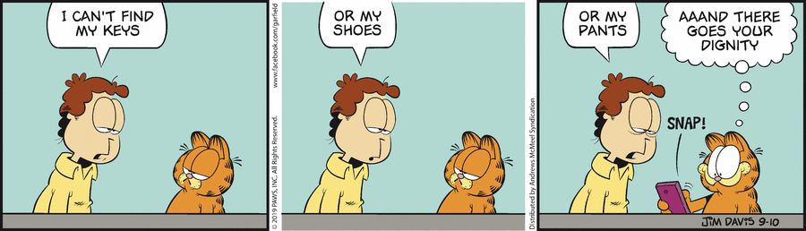 Garfield, September 10, 2019