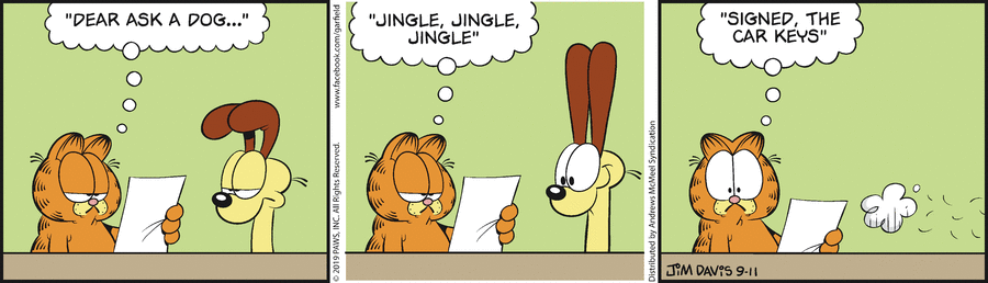 Garfield, September 11, 2019