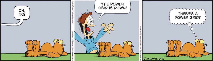 Garfield, September 16, 2019