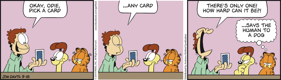 Garfield, September 18, 2019