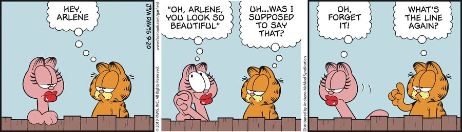 Garfield, September 20, 2019