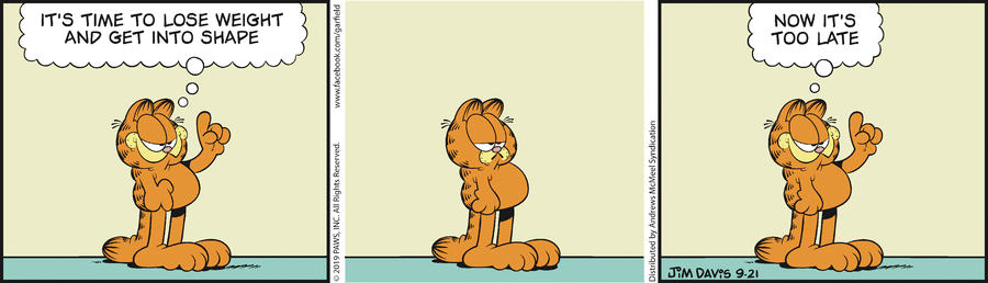 Garfield, September 21, 2019