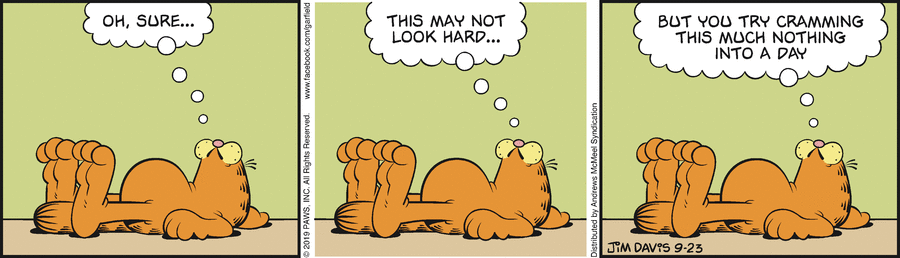 Garfield, September 23, 2019