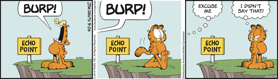 Garfield, September 26, 2019