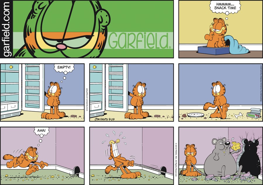 Garfield, September 29, 2019