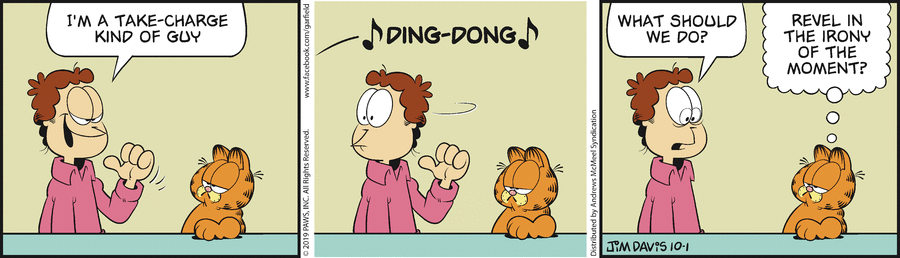 Garfield, October 1, 2019