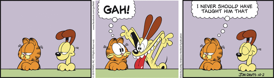 Garfield, October 2, 2019