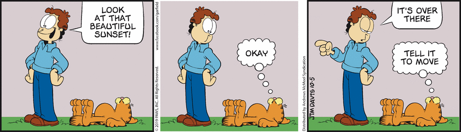 Garfield, October 5, 2019