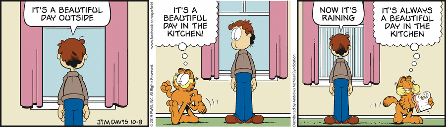 Garfield, October 8, 2019