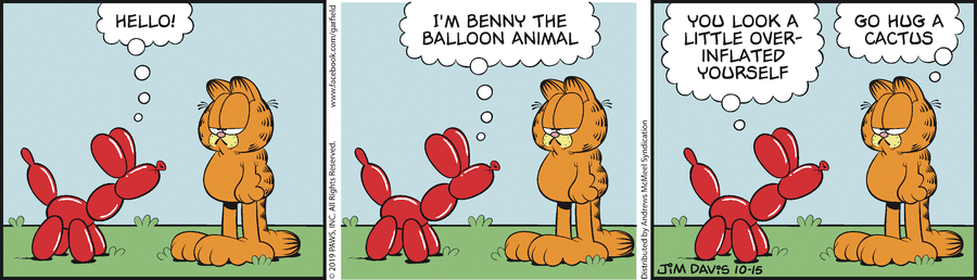 Garfield, October 15, 2019