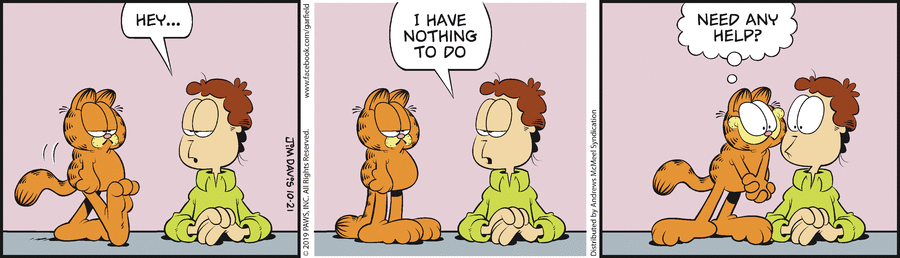 Garfield, October 21, 2019