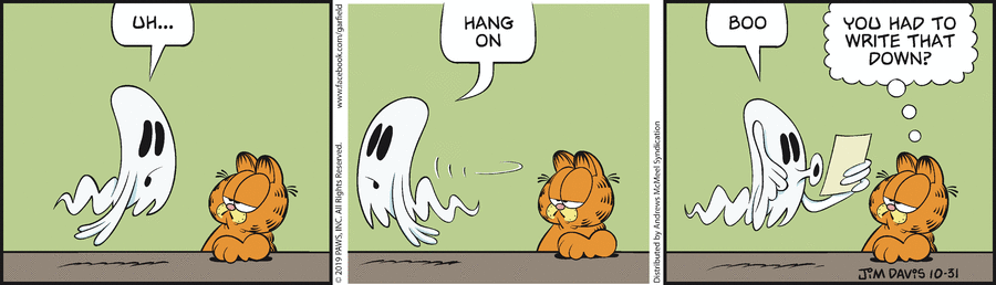 Garfield, October 31, 2019