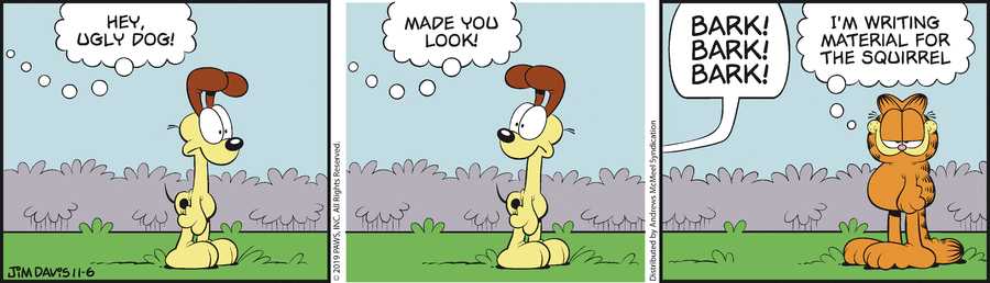 Garfield, November 6, 2019