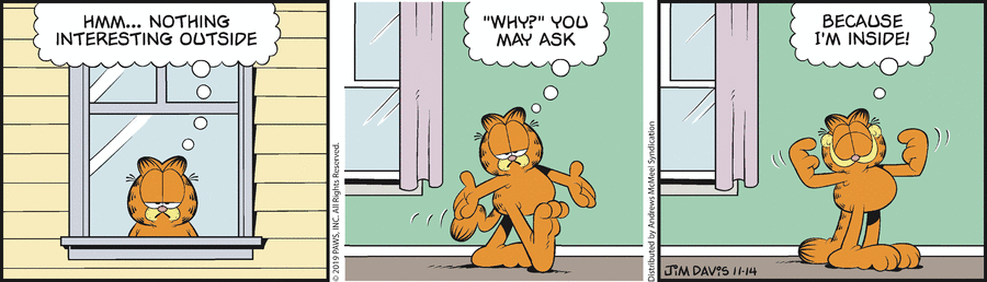 Garfield, November 14, 2019