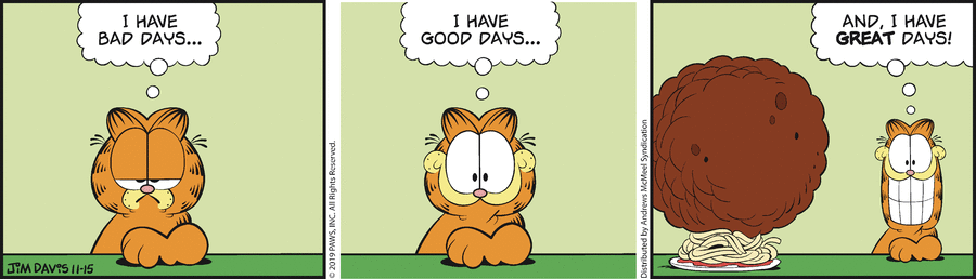 Garfield, November 15, 2019