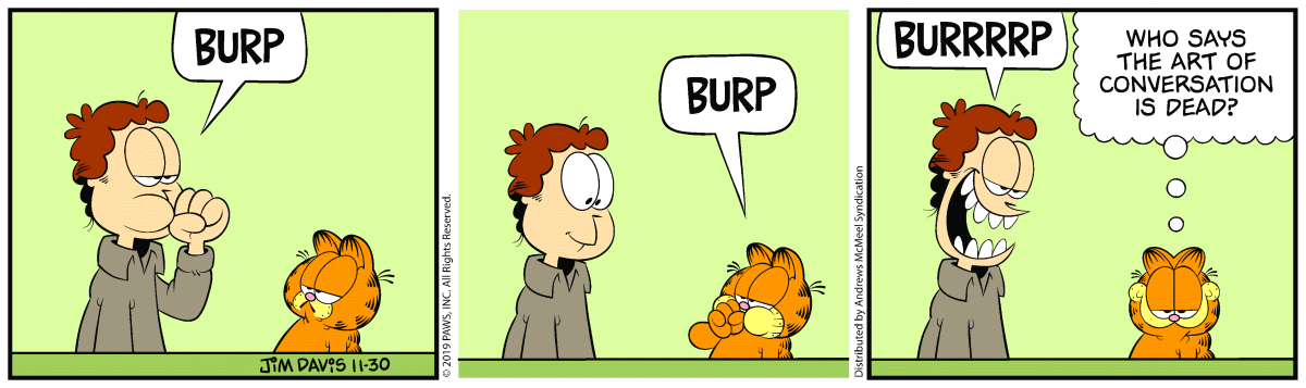 Garfield, November 30, 2019