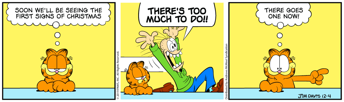 Garfield, December 4, 2019
