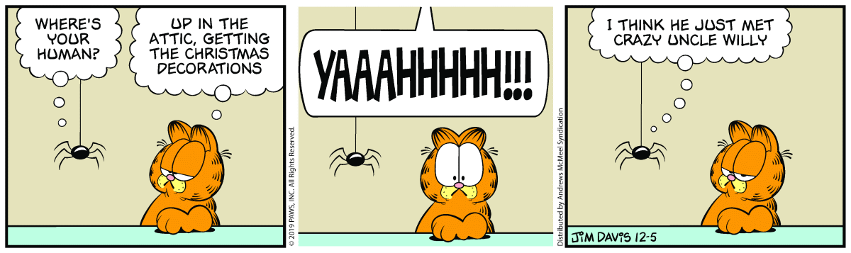 Garfield, December 5, 2019