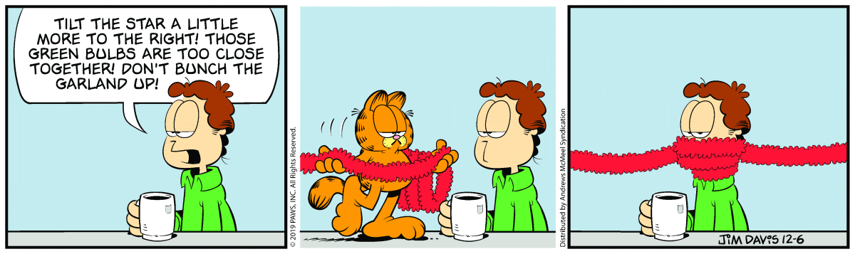 Garfield, December 6, 2019